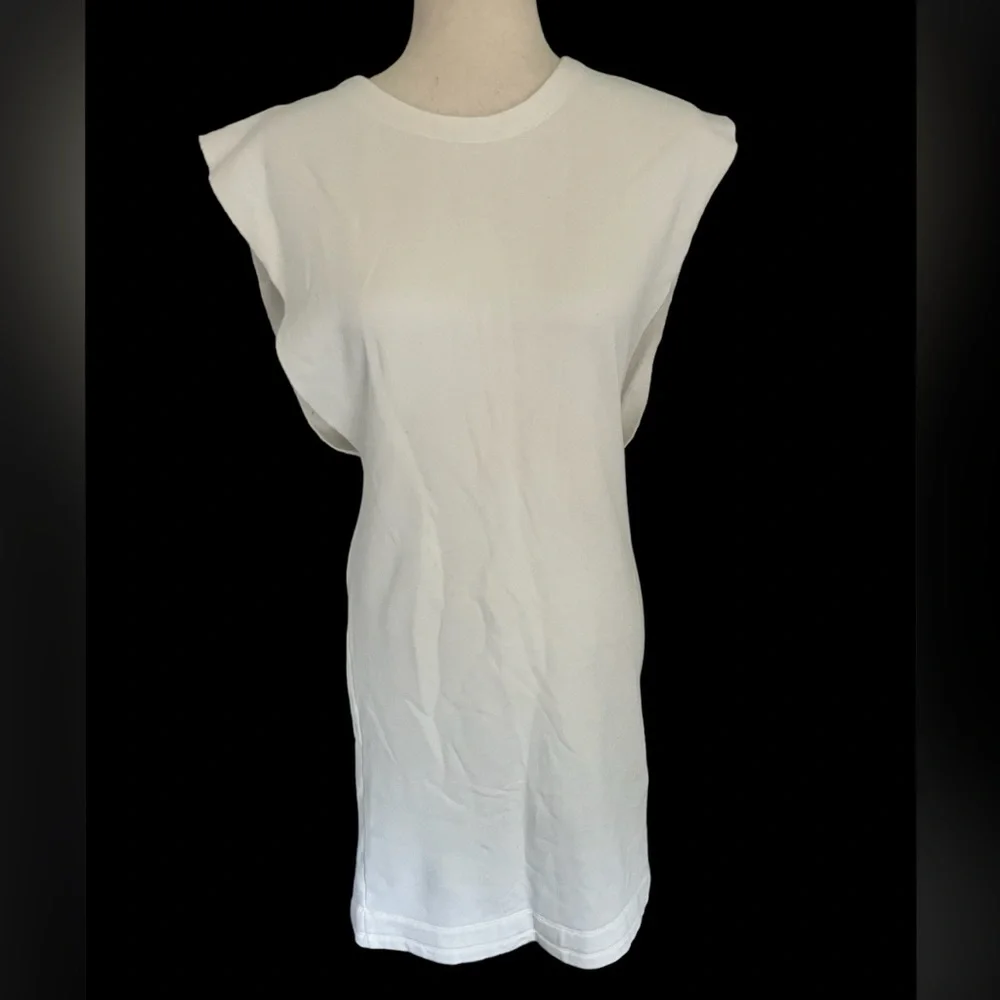 Free People White Britt‎ Cut out cotton cloth casual dress size medium